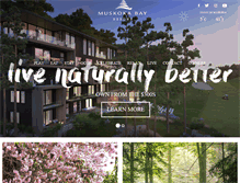 Tablet Screenshot of muskokabayclub.com